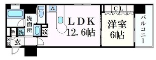 リーガル神戸三宮フラワーロードの物件間取画像